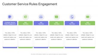 Customer Service Rules Engagement In Powerpoint And Google Slides Cpb