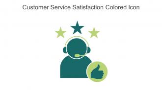 Customer Service Satisfaction Colored Icon In Powerpoint Pptx Png And Editable Eps Format