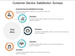 Customer service satisfaction surveys ppt powerpoint presentation icon graphic images cpb
