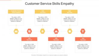 Customer Service Skills Empathy In Powerpoint And Google Slides Cpb