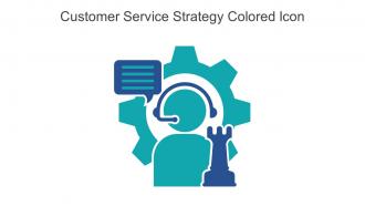 Customer Service Strategy Colored Icon In Powerpoint Pptx Png And Editable Eps Format