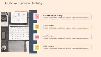 Customer Service Strategy In Powerpoint And Google Slides Cpb