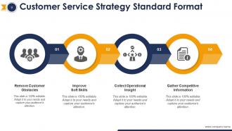 Customer service strategy steps and procedures powerpoint presentation slides