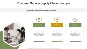 Customer Service Supply Chain Example In Powerpoint And Google Slides Cpb