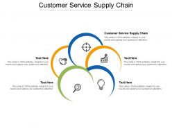 Customer service supply chain ppt powerpoint inspiration shapes cpb