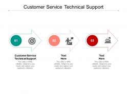 Customer service technical support ppt powerpoint presentation file example file cpb