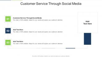 Customer Service Through Social Media In Powerpoint And Google Slides Cpb