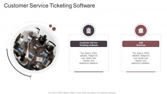 Customer Service Ticketing Software In Powerpoint And Google Slides Cpb