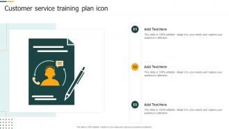 Customer Service Training Plan Icon