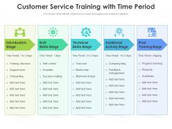 Customer Service Training With Time Period