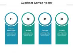 Customer service vector ppt powerpoint presentation diagram templates cpb