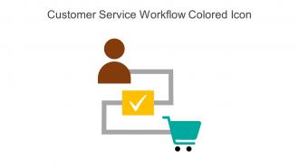 Customer Service Workflow Colored Icon In Powerpoint Pptx Png And Editable Eps Format