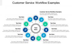 Customer service workflow examples ppt powerpoint presentation professional template cpb