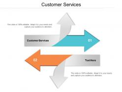 Customer services ppt powerpoint presentation file summary cpb
