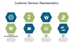 Customer services representative ppt powerpoint styles background designs cpb