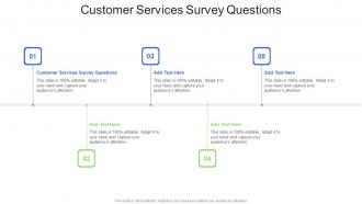 Customer Services Survey Questions In Powerpoint And Google Slides Cpb