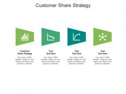 Customer share strategy ppt powerpoint presentation layouts icons cpb
