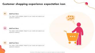 Customer Shopping Experience Expectation Icon