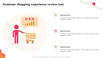 Customer Shopping Experience Review Icon