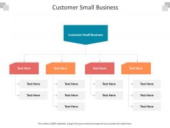 Customer small business ppt powerpoint presentation portfolio vector cpb