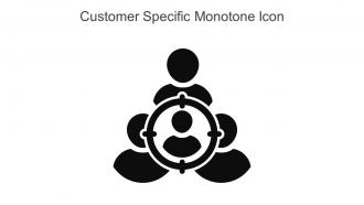 Customer Specific Monotone Icon In Powerpoint Pptx Png And Editable Eps Format