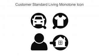 Customer Standard Living Monotone Icon In Powerpoint Pptx Png And Editable Eps Format