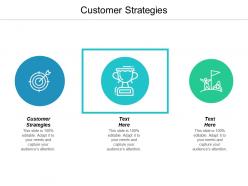 Customer strategies ppt powerpoint presentation show maker cpb