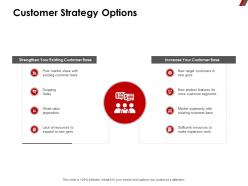 Customer strategy options expansion ppt powerpoint presentation professional file formats