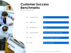 Customer success benchmarks churn ppt powerpoint presentation styles files