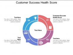 Customer success health score ppt powerpoint presentation pictures cpb
