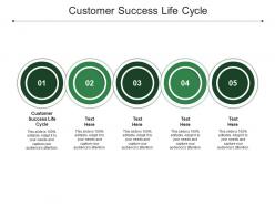 Customer success life cycle ppt powerpoint presentation pictures graphics cpb