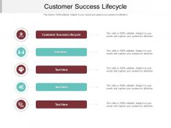 Customer success lifecycle ppt powerpoint presentation model slide portrait cpb