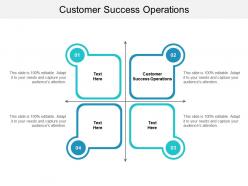 Customer success operations ppt powerpoint presentation slides infographic template cpb