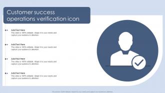Customer Success Operations Verification Icon