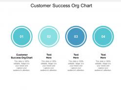 Customer success org chart ppt powerpoint presentation show brochure cpb