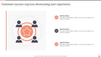 Customer Success Org Icon Showcasing User Experience