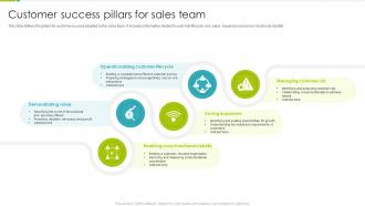 Customer Success Pillars For Sales Team