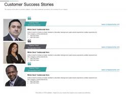 Customer success stories similar ppt powerpoint presentation slides pictures
