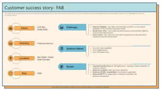 Customer Success Story Fab Telecommunications Device Offering Company Profile CP SS V