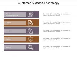 Customer success technology ppt powerpoint presentation infographics outline cpb