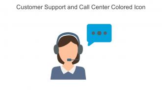 Customer Support And Call Center Colored Icon In Powerpoint Pptx Png And Editable Eps Format