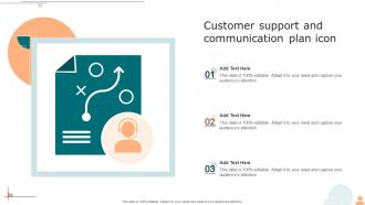 Customer Support And Communication Plan Icon