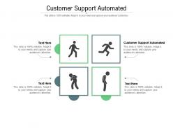 Customer support automated ppt powerpoint presentation infographics display cpb