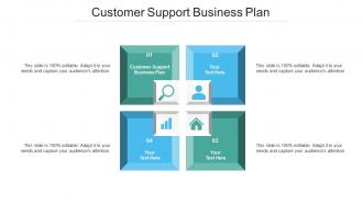 Customer support business plan ppt powerpoint presentation styles influencers cpb