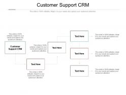 Customer support crm ppt powerpoint presentation professional portfolio cpb