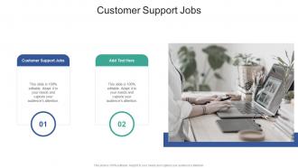 Customer Support Jobs In Powerpoint And Google Slides Cpb