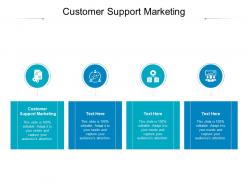 Customer support marketing ppt powerpoint presentation portfolio tips cpb