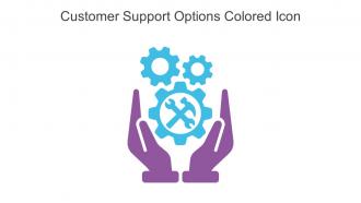 Customer Support Options Colored Icon In Powerpoint Pptx Png And Editable Eps Format