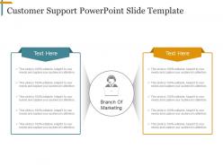 Customer support powerpoint slide template