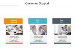 Customer support ppt powerpoint presentation gallery visuals cpb